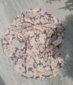 Floral Print Button-Up Shirt