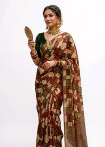 Designer Printed Saree