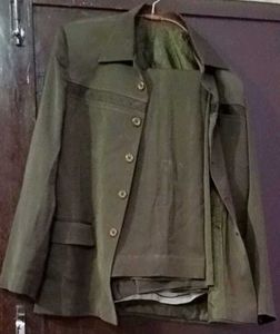 Classic Olive Green Suit