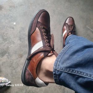 Leather Sneaker For Men's