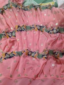 Designer Saree With Stiched Blouse