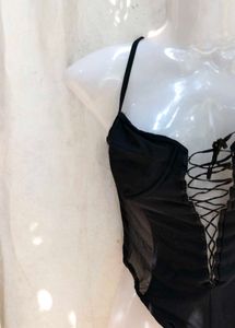Lace-Up Corset Style Cami Top