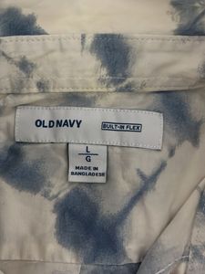 Tie-Dye Button-Up Shirt