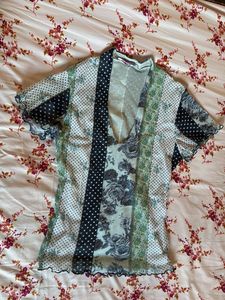 Floral Patchwork Top