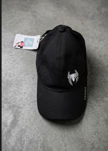 Spider-Man Themed Black Baseball Cap