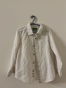 Boy's Stylish Black Button-Down Shirt