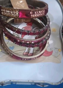 Vibrant Multi-Color Bangle Set