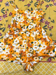 Cute Floral Jumpsuit