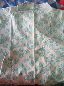 Men's Printed Cotton Kurta