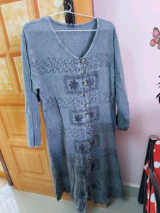 Front Button Top With Viscose Material
