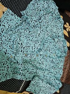 Stylish Blue &amp; Black Printed Shirt
