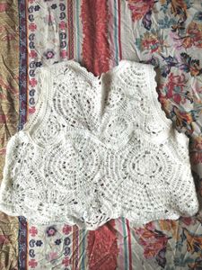 Crochet Knit Vest 💖🤌🏻