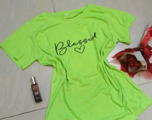 Neon Blessed Heart T-Shirt