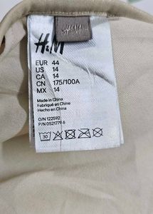 H&amp;M Shimmery Beige Halter Bikini Top