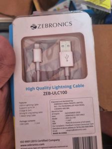 Zebronics Lightning Cable