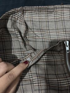 Plaid Corset Style Top (from savana)