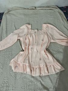 Cute Pink padded night suit set