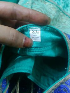 One time worn, very good condition floor length anarkali...