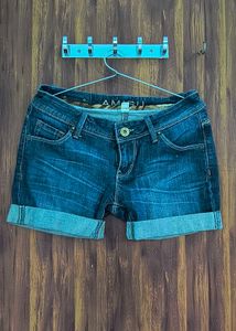 Women's Blue Denim Shorts