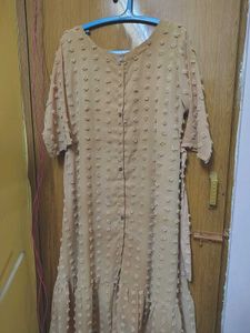 XL Chic Textured Button-Up Kurta
