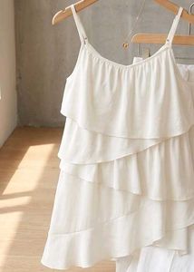 Tiered Strappy Top - Cream