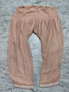 Peach Kashmiri Hand Work Suit set
