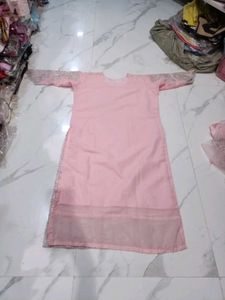 Pink Embroidered Kurta Set with Dupatta