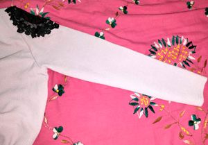 Embellished Peplum Top