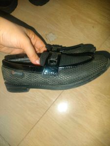 Stylish Black Loafers for kids 11 number