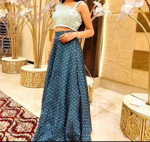 lehenga and Blouse With Squin