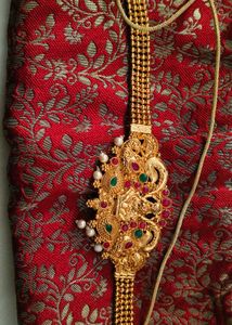 Exquisite Gold Plated Kemp Stone Waist Chain
