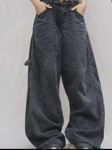 Baggy Washed Denim Jeans