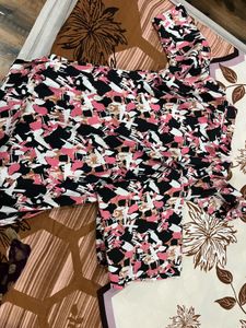 Floral Print Kurta Set