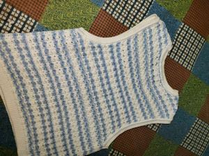 Striped Knit Vest