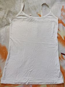 Mast &amp; Harbour Basic White Camisole Top