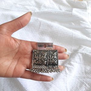 Silver Tone Fashion Earrings