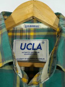 Green Checks Shirt For Men's
