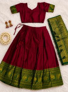 Beautiful Maroon Lehenga Choli
