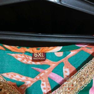 Vibrant Floral Print Kurta