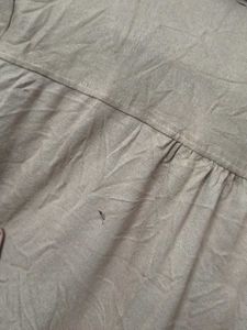 Light Brown Button-Up Shirt