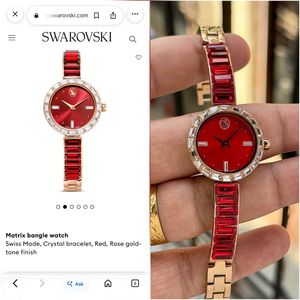 Swarovski(COPY) For Women# Matrix Bangle Watch# Re