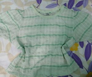 Chic Plaid Textured Top