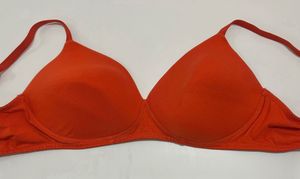 Bright Orange Padded Bra