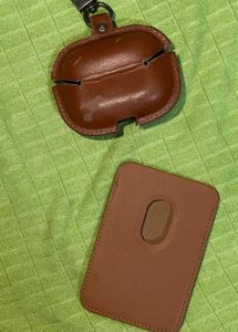 Brown Leather AirPod Case