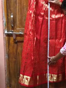 BrandNew Red&amp;GoldLehengaWithStitchedBlouse+Dupatta
