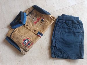 Cute Boys Shirt and Shorts Set