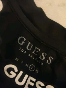 Guess Black Sleeveless Top