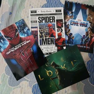Marvel Superhero High quality Prints Bundle