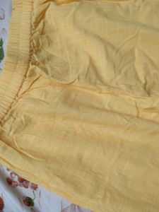 Yellow Embroidered Salwar Pants