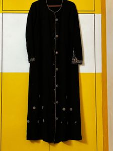 Elegant Black Embellished Maxi Dress